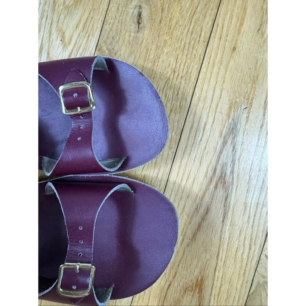Saltwater Girls Purple Sandals Size 3
